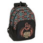 Safta Sac à dos double avec renforts adaptable sur chariot 32x42x15cm