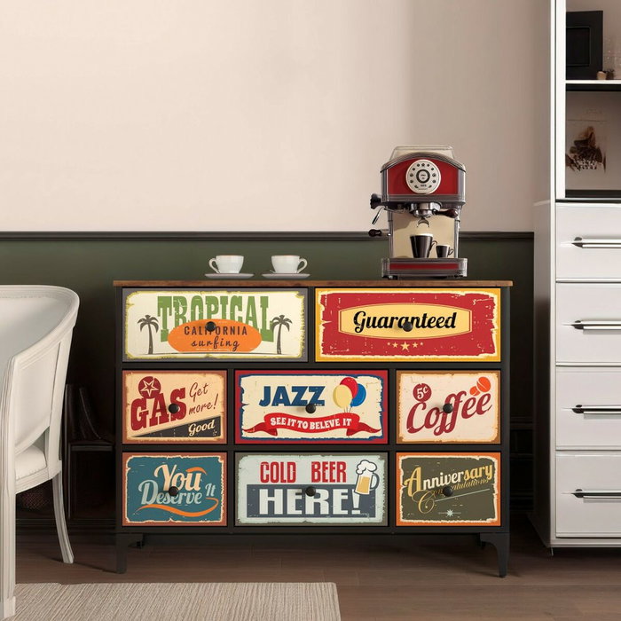 Max Home Commode Max Home Vintage Marron