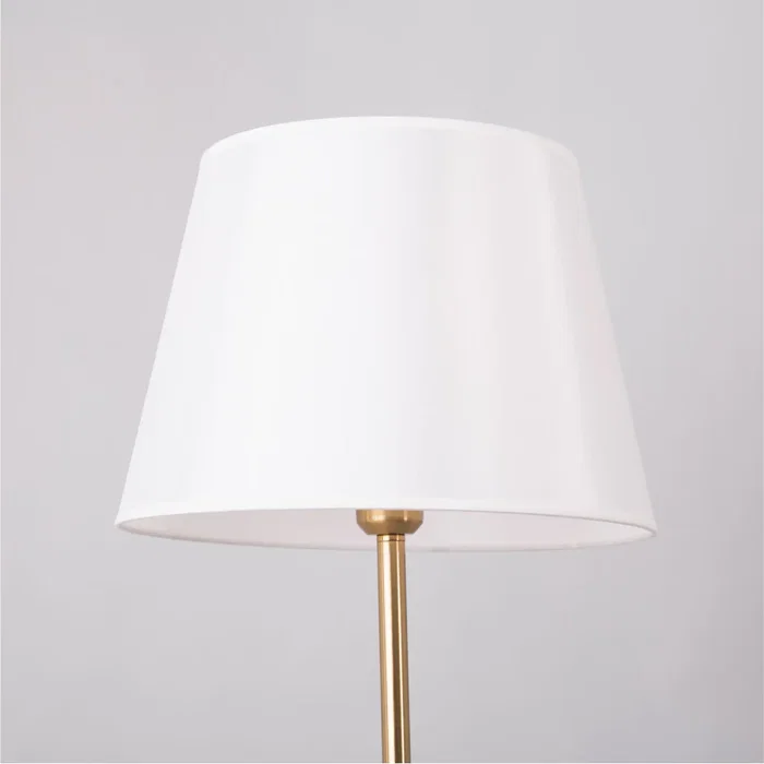 Lámpara de Suelo Lámpara de Pied Metal Moderne E27 Blanc Luminosité rétro ou actuelle - SKD-F1007