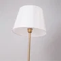 Lámpara de Suelo Lámpara de Pied Metal Moderne E27 Blanc Luminosité rétro ou actuelle - SKD-F1007