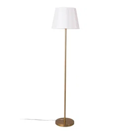 Lámpara de Suelo Lámpara de Pied Metal Moderne E27 Blanc Luminosité rétro ou actuelle - SKD-F1007