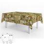 ORYX Nappe Rectangulaire 140 x 250 cm Effet Caisses de Vin