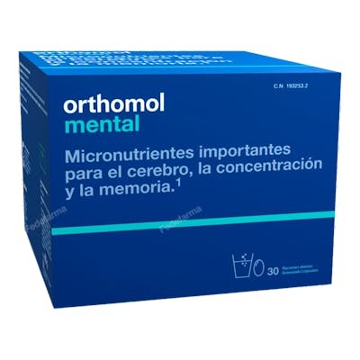 ORTHOMOL MENTAL 30 sachets et capsules ORTHOMOL MENTAL 30 sachets et capsules