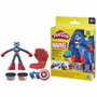 Play-Doh Marvel Captain America Bouclier tamponneur avec figurine flexible
