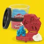 Play-Doh Captain America - Coffret Bouclier Tamponneur avec Figurine Flexible, Accessoires et Pâte à Modeler, dès 4 ans, Marvel