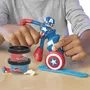 Play-Doh Captain America - Coffret Bouclier Tamponneur avec Figurine Flexible, Accessoires et Pâte à Modeler, dès 4 ans, Marvel