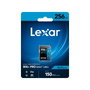 Lexar Carte Mémoire Micro SD avec Adaptateur 256 GB LSD0800P256G-BNNNG