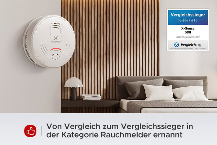 X-Sense Détecteur de fumée SD11 Blanc