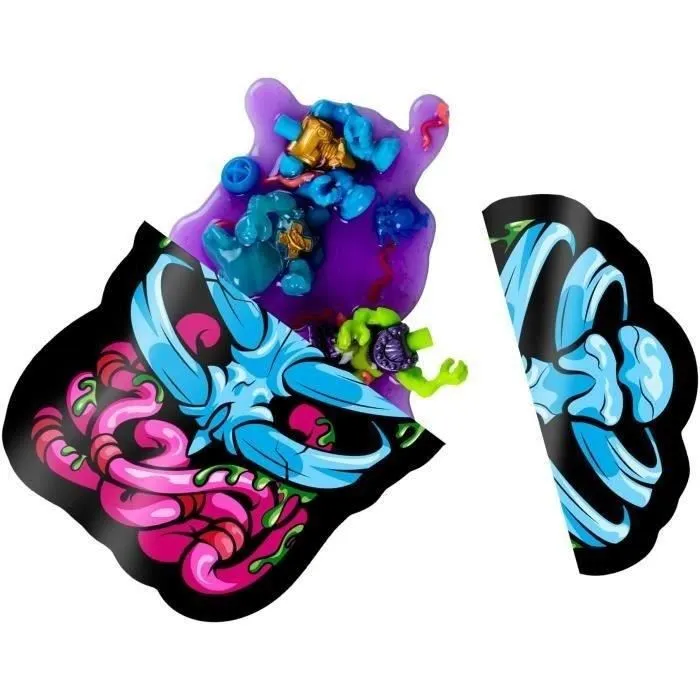 Moose Toys Figurine miniature Méga Alien Dissection Trésor X avec plus de 35 surprises et alien de 30 cm pour créer des aliens uniques