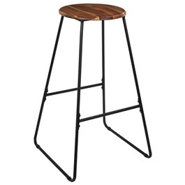 Home Deco Factory Taburet de bar en acacia