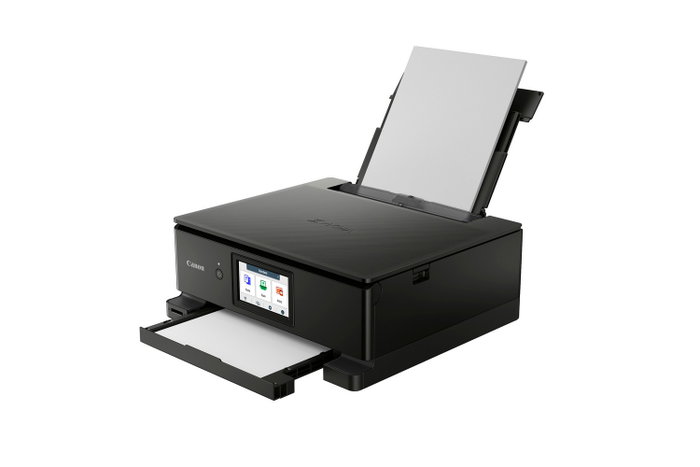 Canon Imprimante Multifonction PIXMA TS8750 Noir Wi-Fi Duplex A4 Scanner Copie Impression Photo
