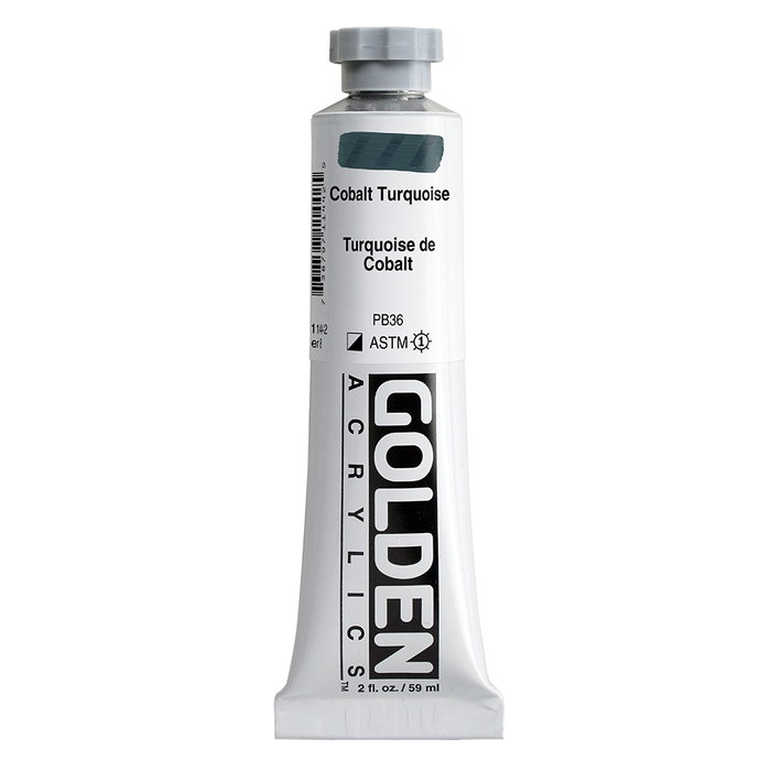 Golden Peinture Acrylique Heavy Body Cobalt Turquoise 59 ml Golden Peinture Acrylique Heavy Body Cobalt Turquoise 59 ml