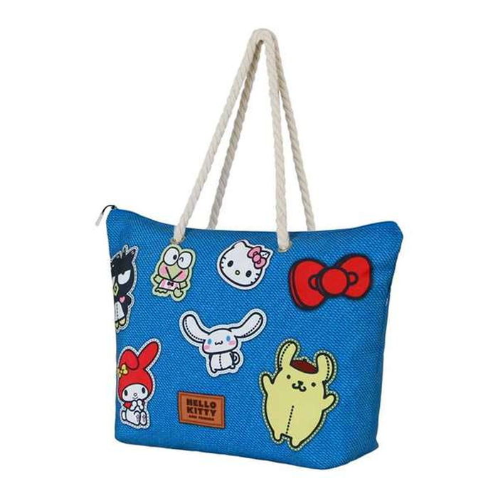 Sac de plage Hello Kitty Bleu