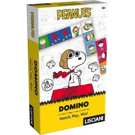Lisciani Giochi Peanuts Jeu de Dominos - Univers Snoopy