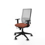 Chaise de Bureau Piqueras y Crespo 1D066G0 Blanc Marron
