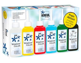 Kreul Kit peinture WINDOW COLOR GLAS DESIGN Conjunto promocional