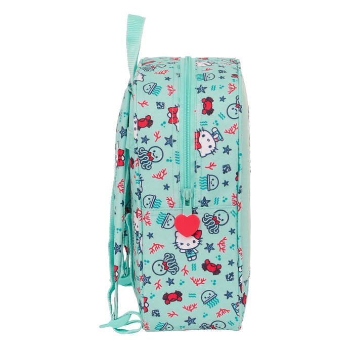 Sac à dos enfant Hello Kitty Sea lovers Turquoise 22 x 27 x 10 cm