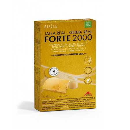 INTERSA BIPOLE JALEA REAL forte 2000, 20 ampoules de 15 ml INTERSA BIPOLE JALEA REAL forte 2000, 20 ampoules de 15 ml