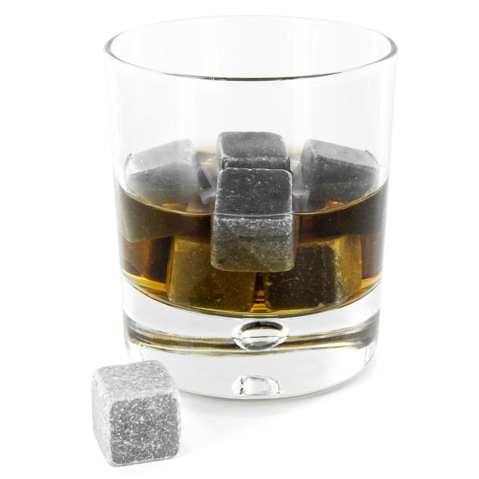 Saveur et Degustation Jeu de 9 Pierres à Whisky en Stéatite