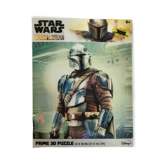 Prime 3D Puzle Lenticular Mando 200 pièces - Puzzle 3D El Mandaloriano