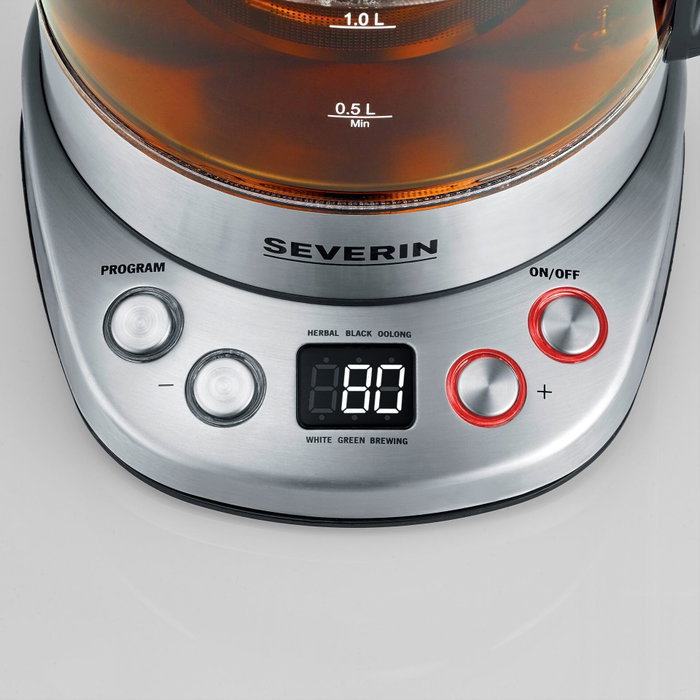 Severin WK 3480 Glass Tea / Water Kettle Deluxe Severin WK 3480 Glass Tea / Water Kettle Deluxe