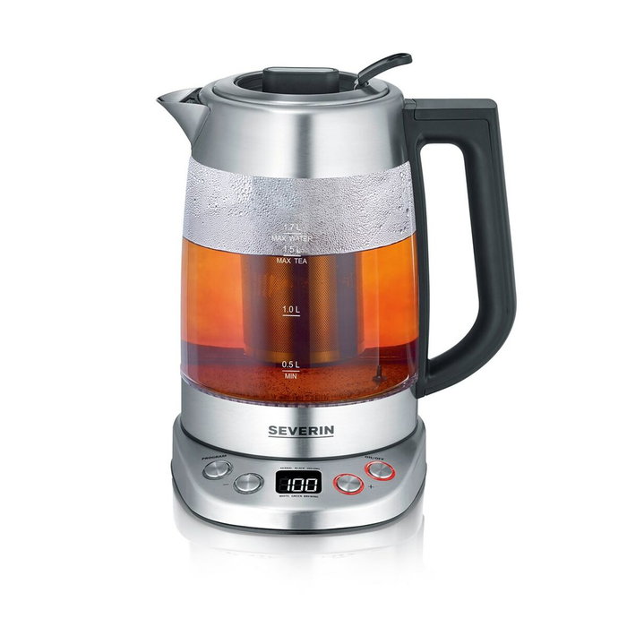 Severin WK 3480 Glass Tea / Water Kettle Deluxe Severin WK 3480 Glass Tea / Water Kettle Deluxe