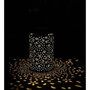 Garden ID Lanterne solaire Dubai Noir / Or 25 x 41 cm