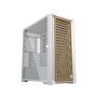 Phoenix technologies Artisan Noble Boîtier PC Gaming Tour Moyen avec Panneau en Bois Filtre Antipoussière USB 3.0 USB-C Verre Trempé