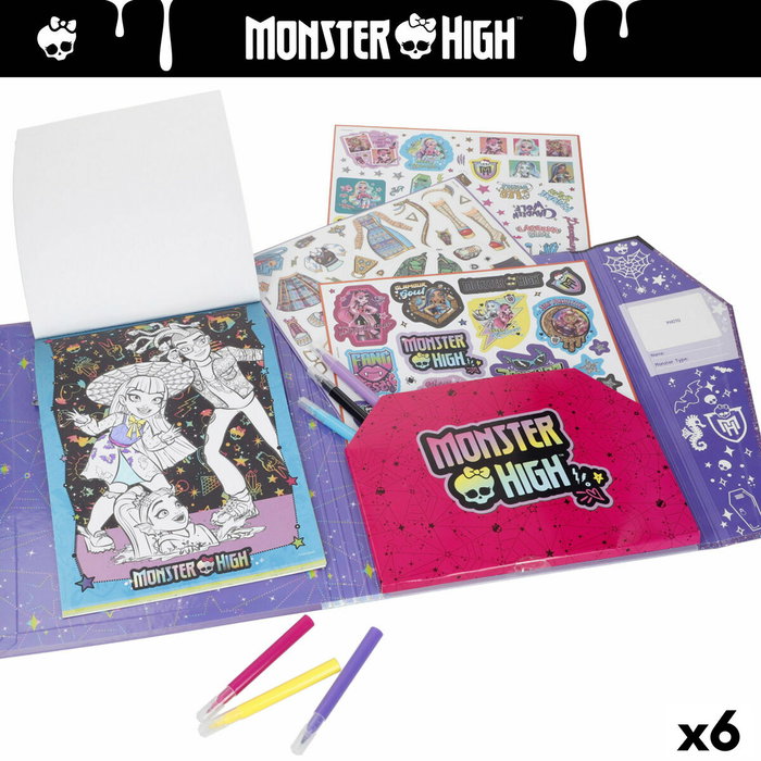 Kit de Dessin Monster High (6 Unités)