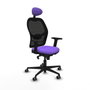 Piqueras y Crespo Chaise de Bureau avec Appui-tête Jorquera 2D036G1 Lila