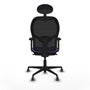 Piqueras y Crespo Chaise de Bureau avec Appui-tête Jorquera 2D036G1 Lila