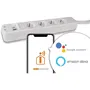 SCS SENTINEL SCS SENTINEL - Multiprise connectée intelligente SmartPlug Strip - 7 prises (4 permanentes, 3 contrôlables) - 3600W - WiFi - Compatible Google Assistant, Amazon Alexa