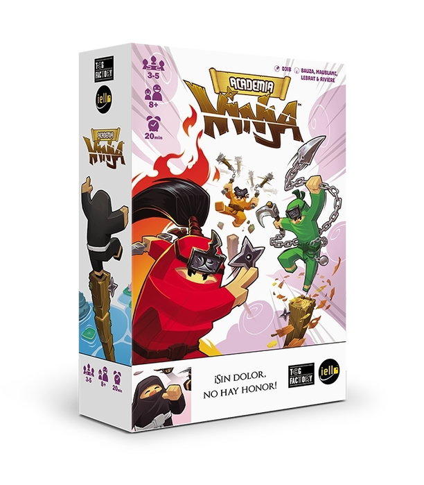 Jeu de Cartes Academia Ninja à partir de 8 Ans | Stratégie et Farce pour 3–5 Joueurs | Partie Rapide de 20 Minutes Jeu de Cartes Academia Ninja à partir de 8 Ans | Stratégie et Farce pour 3–5 Joueurs | Partie Rapide de 20 Minutes