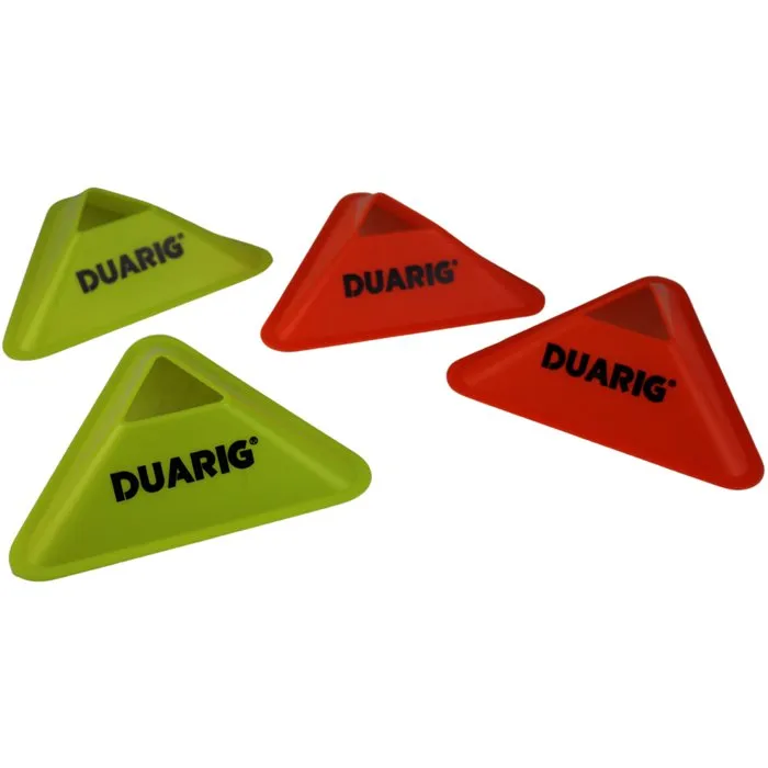 Duarig Lot de 4 plots d'entraînement triangulaires Duarig Lot de 4 plots d'entraînement triangulaires