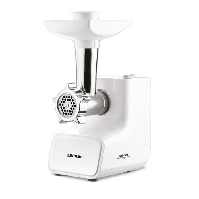Zelmer ZMM3512B Hachoir Blanc Argenté Métal 1500 W Zelmer ZMM3512B Hachoir Blanc Argenté Métal 1500 W