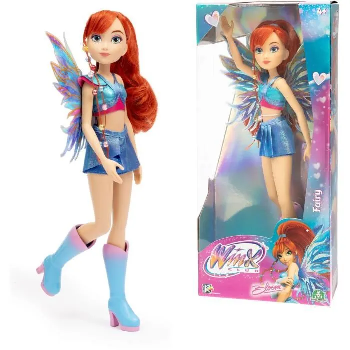Winx - Poupée Winx Fairy Bloom 26 cm (WNX762) - Figurine de fée articulée - Bloom, Stella, Musa, Flora, Tecna, Aisha - À partir de 3 ans Winx - Poupée Winx Fairy Bloom 26 cm (WNX762) - Figurine de fée articulée - Bloom, Stella, Musa, Flora, Tecna, Aisha - À partir de 3 ans