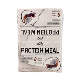 PWD NUTRITION PROTEIN MEAL barritas coco con chocolate 12uds.
