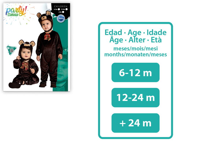 Déguisement Ours Brun pour Bébé Marron Déguisement Ours Brun pour Bébé Marron