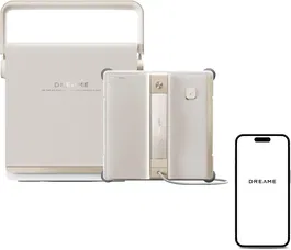 Dreame C1 Station Robot Laveur de Vitres Intelligent avec Station de Nettoyage Automatique, Séchage, Technologie CornerClean et Application