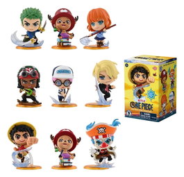 Hot Toys Présentoir Boîte-Mystère Mini Figurines Cosbi One Piece (8 pièces)