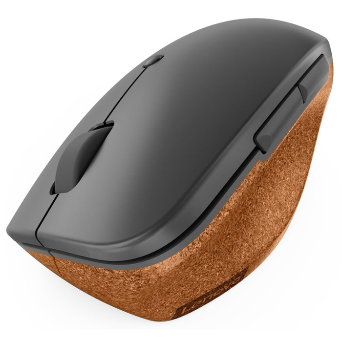 Lenovo Go Wireless Vertical, Bois/Gris Lenovo Go Wireless Vertical, Bois/Gris