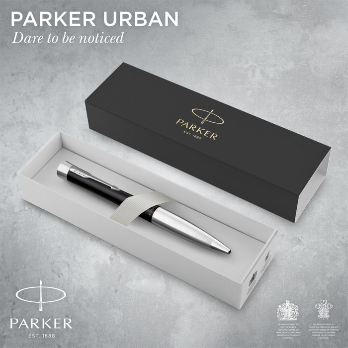 Parker Urban Twist Muted Black Stylo Bille M, Bleu