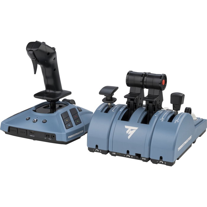 Thrustmaster Contrôleur TCA Captain X Airbus Bleu Thrustmaster Contrôleur TCA Captain X Airbus Bleu