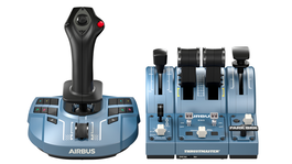 Thrustmaster TCA Captain Pack Airbus Manette Sidestick Officielle avec 4460217 Blue pour PC - Version française