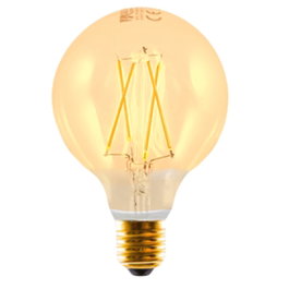 Silver Electronic Filamento Gold E27 Ampoule LED 3W 330lm 2200K Extrawarm Dimmable 320°