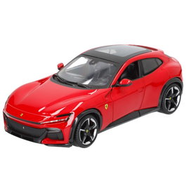 BURAGO Coche Ferrari Purosangue - Maquette de Voiture 1:24 avec Ouverture de Portes - Jouet pour Enfants de +3 Ans (25x12x10 cm)