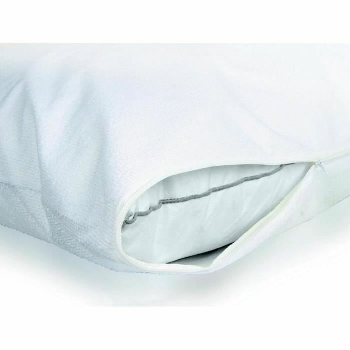 Lovely Home Protège-oreiller 50 x 70 cm Blanc 100 % Coton Lovely Home Protège-oreiller 50 x 70 cm Blanc 100 % Coton
