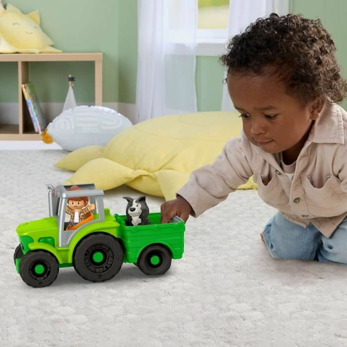 Fisher-Price Little People Tracteur à pousser musical