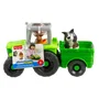 Fisher-Price Little People - Tracteur à pousser musical avec figurines - Véhicule enfant dès 12 mois - JGX12