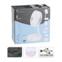 Basics Ventilateur de table pliable et rechargeable blanc, 3 vitesses